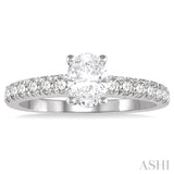 Oval Shape Diamond Engagement Ring