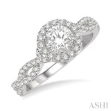 Semi-Mount Diamond Engagement Ring