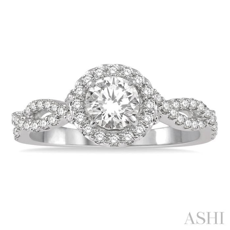 Semi-Mount Diamond Engagement Ring