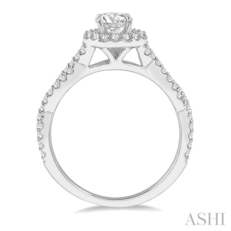 Semi-Mount Diamond Engagement Ring