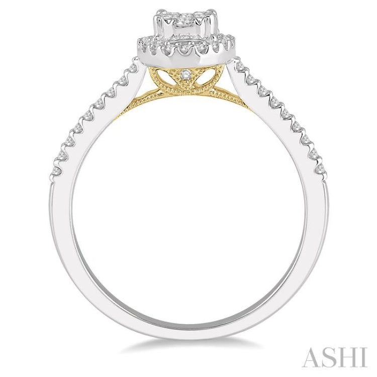 Oval Shape Lovebright Essential Diamond Engagement Ring