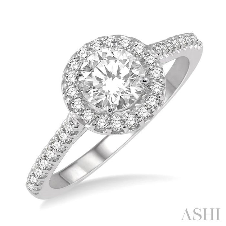 Semi-Mount Diamond Engagement Ring