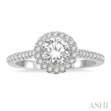 Semi-Mount Diamond Engagement Ring