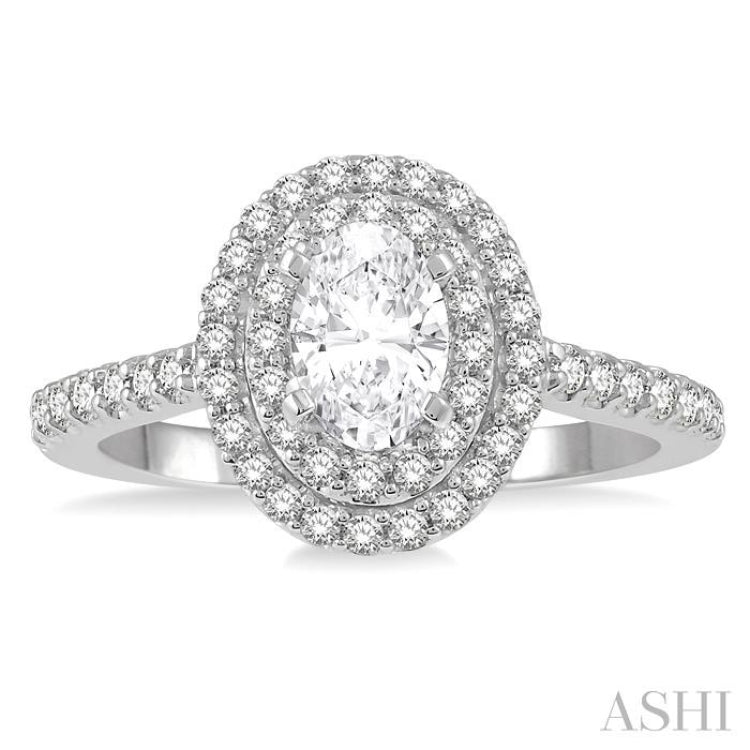 Oval Shape Diamond Engagement Ring