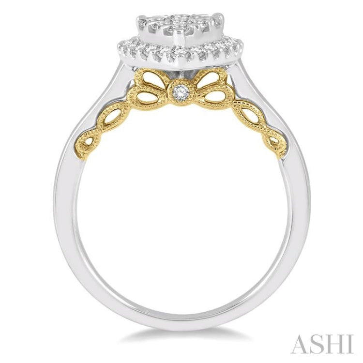 Pear Shape Lovebright Essential Diamond Ring