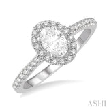 Oval Shape Diamond Engagement Ring