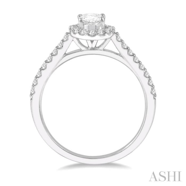 Oval Shape Diamond Engagement Ring