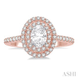 Oval Shape Diamond Engagement Ring