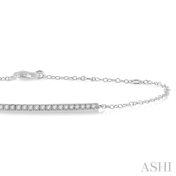 Bar Diamond Chain Bracelet