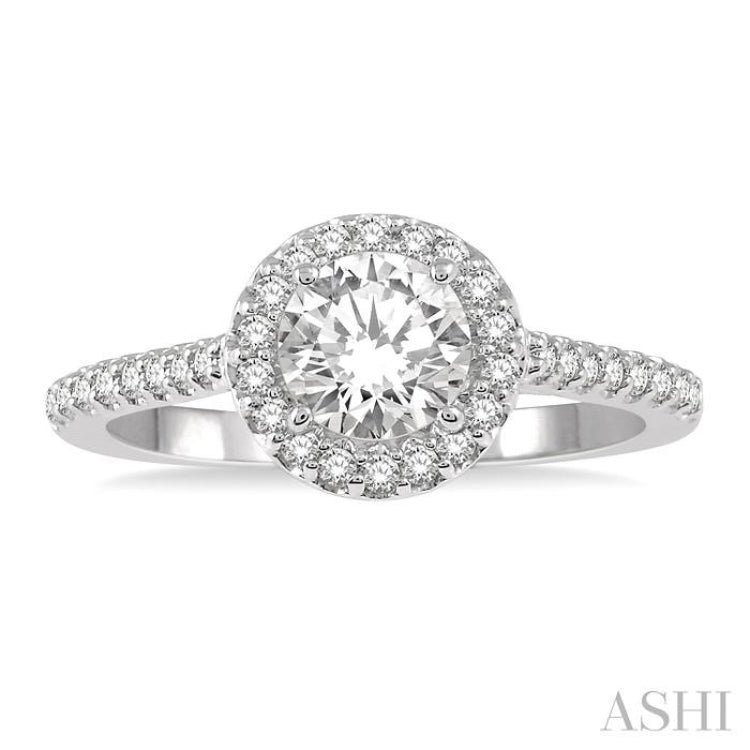 Semi-Mount Diamond Engagement Ring