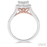 Pear Shape Lovebright Essential Diamond Engagement Ring