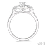 Past Present & Future Diamond Engagement Ring