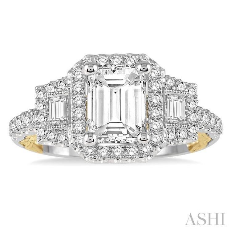 Semi-Mount Diamond Engagement Ring