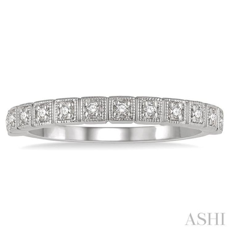 Stackable Diamond Wedding Band