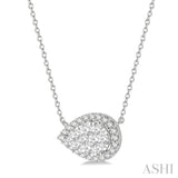 Pear Shape Lovebright Essential Diamond Necklace