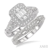 Fusion Diamond Wedding Set