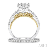 Pear Shape Lovebright Diamond Wedding Set