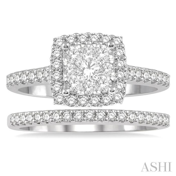 Lovebright Diamond Wedding Set