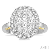 Oval Shape Lovebright Essential Diamond Ring