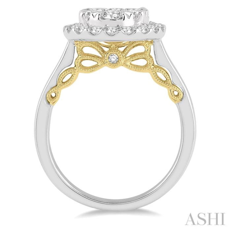 Oval Shape Lovebright Essential Diamond Ring