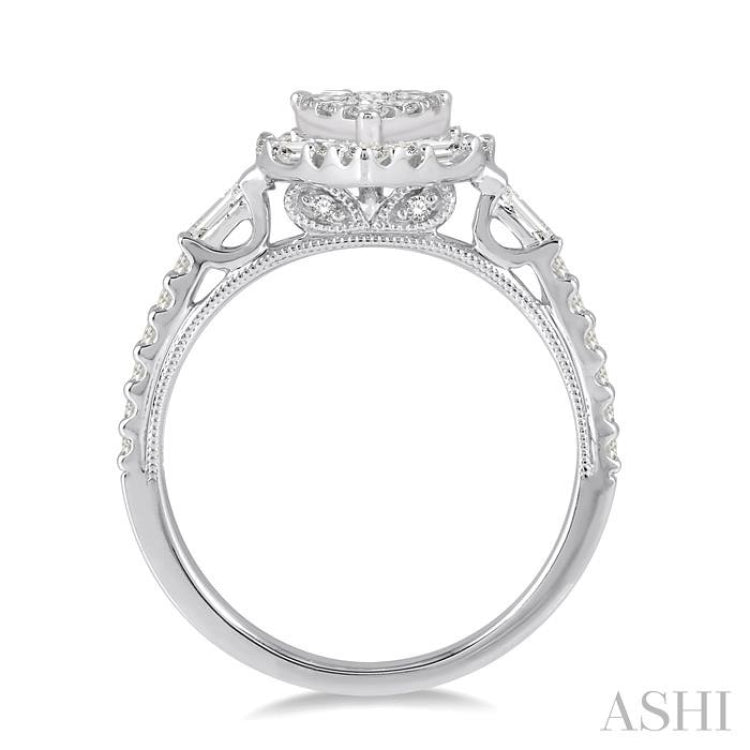 Pear Shape Lovebright Diamond Ring