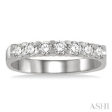 7 Stone Diamond Wedding Band