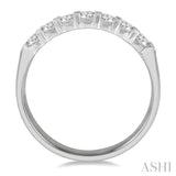 7 Stone Diamond Wedding Band