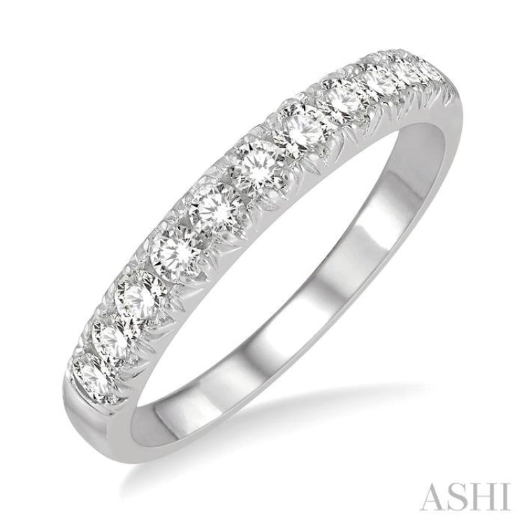 11 Stone Diamond Wedding Band