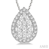 Pear Shape Lovebright Essential Diamond Pendant