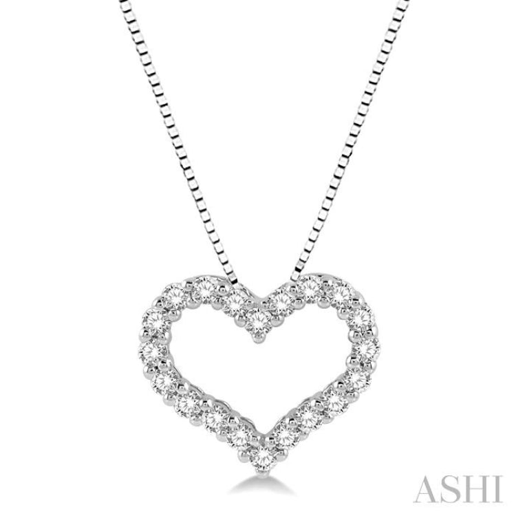 Heart Shape Diamond Pendant