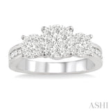 Past Present & Future Lovebright Diamond Engagement Ring