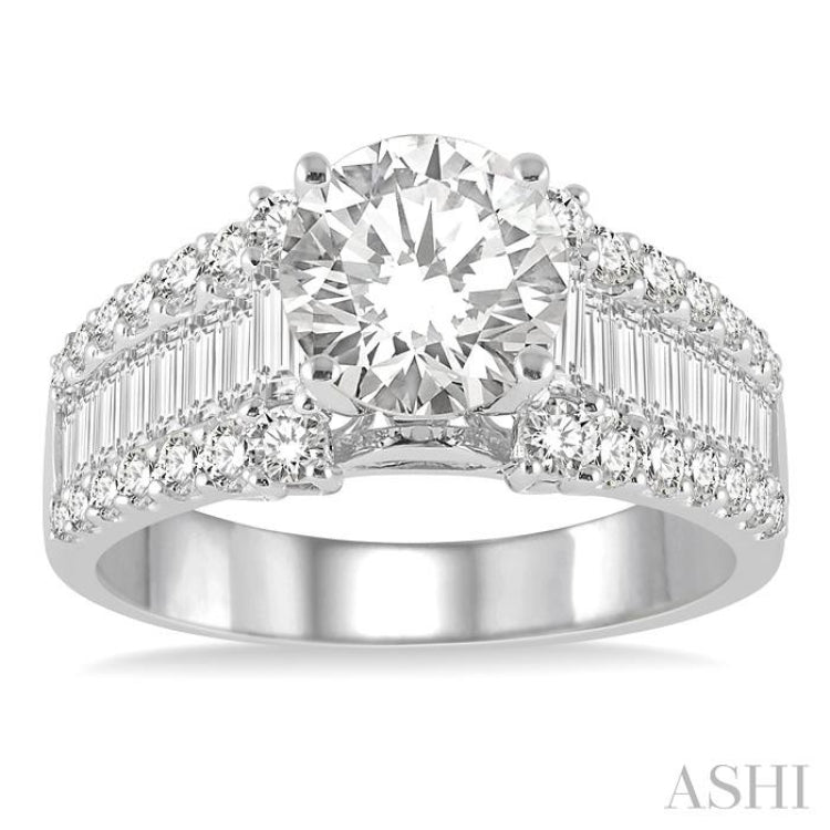 Semi-Mount Diamond Engagement Ring