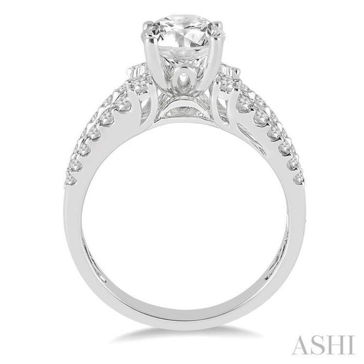 Semi-Mount Diamond Engagement Ring