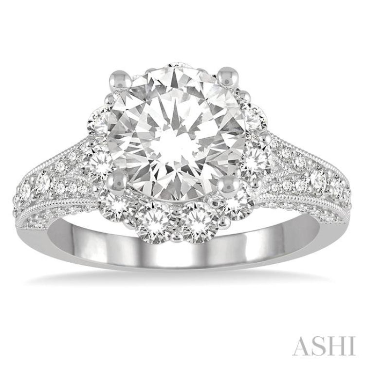 Semi-Mount Diamond Engagement Ring