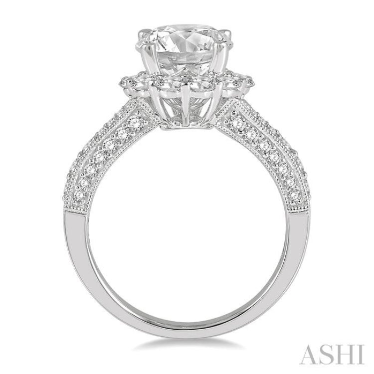 Semi-Mount Diamond Engagement Ring