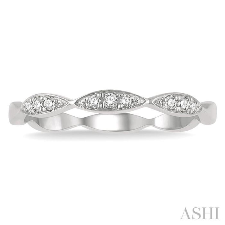 Stackable Diamond Wedding Band