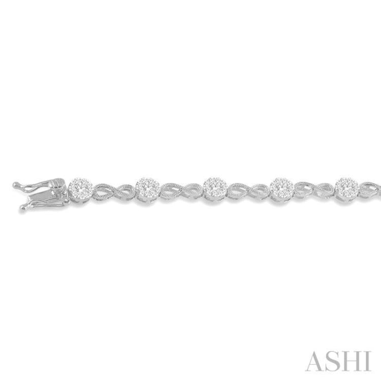 Lovebright Diamond Infinity Link Bracelet