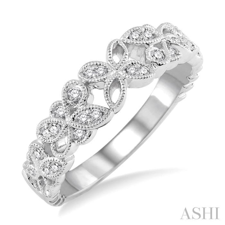 Stackable Diamond Wedding Band