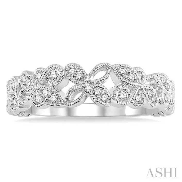 Stackable Diamond Wedding Band