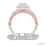 Fusion Diamond Wedding Set