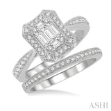 Fusion Diamond Wedding Set