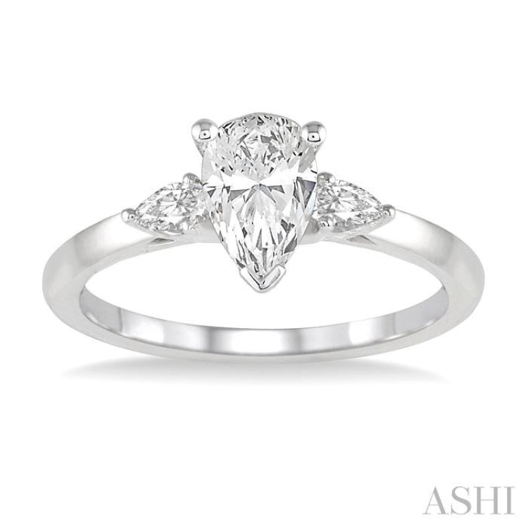 Pear Shape Diamond Engagement Ring