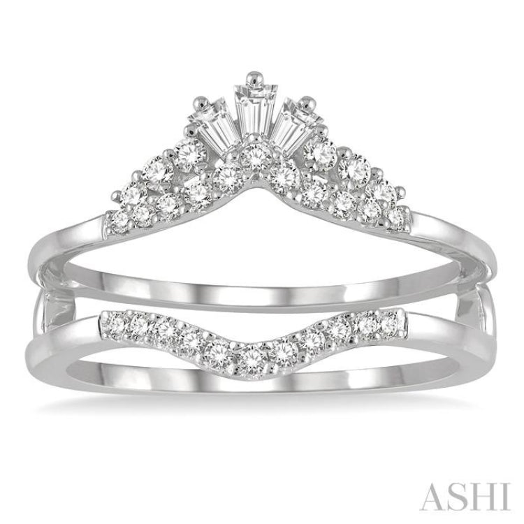 Baguette Diamond Insert Ring