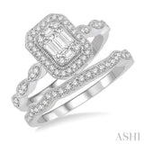 Fusion Diamond Wedding Set