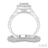 Pear Shape Lovebright Diamond Wedding Set