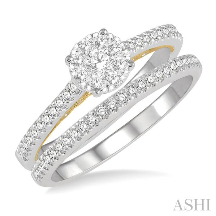 Lovebright Diamond Wedding Set