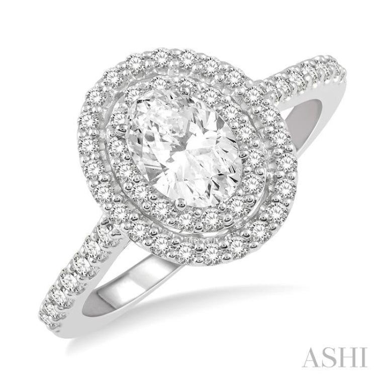 Oval Shape Diamond Engagement Ring