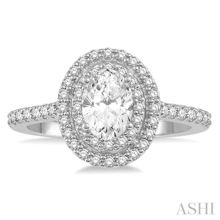 Oval Shape Diamond Engagement Ring