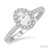 Oval Shape Diamond Engagement Ring