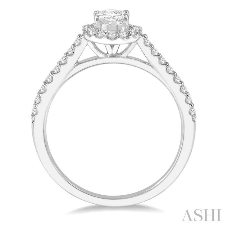 Oval Shape Diamond Engagement Ring